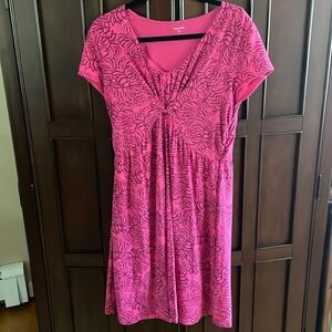 Garnet Hill short sleeve lined dress
